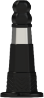Altıgen Delinatör (siyah) TPU – ZT14060B